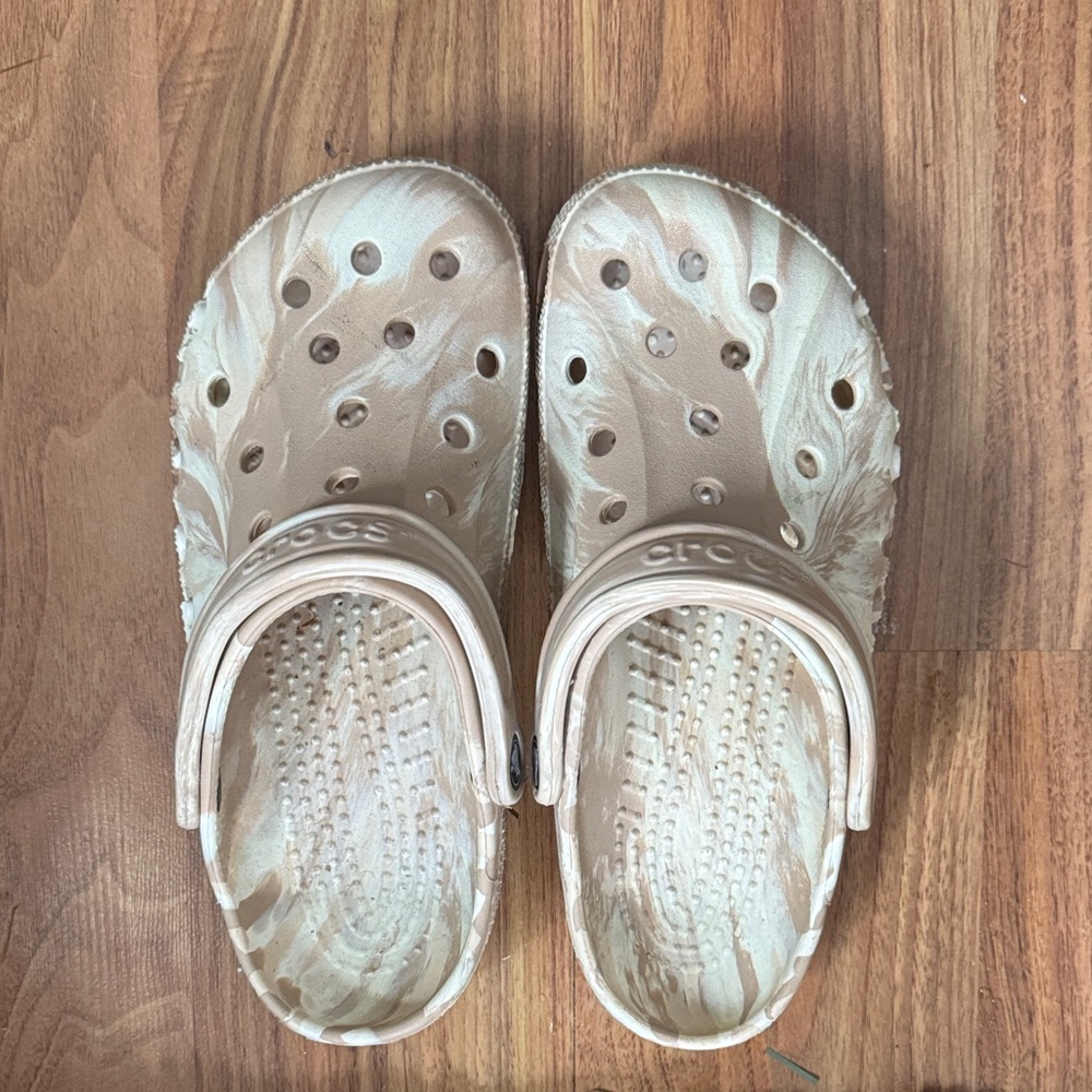 Tie dye crocs